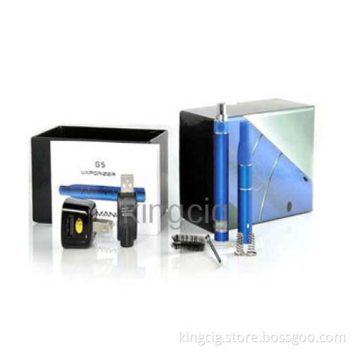 top quality hot selling Ecig dry herb vaporizer ago G5 cigarette